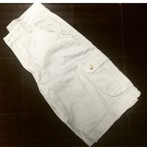 GRAY cargo shorts Nwot